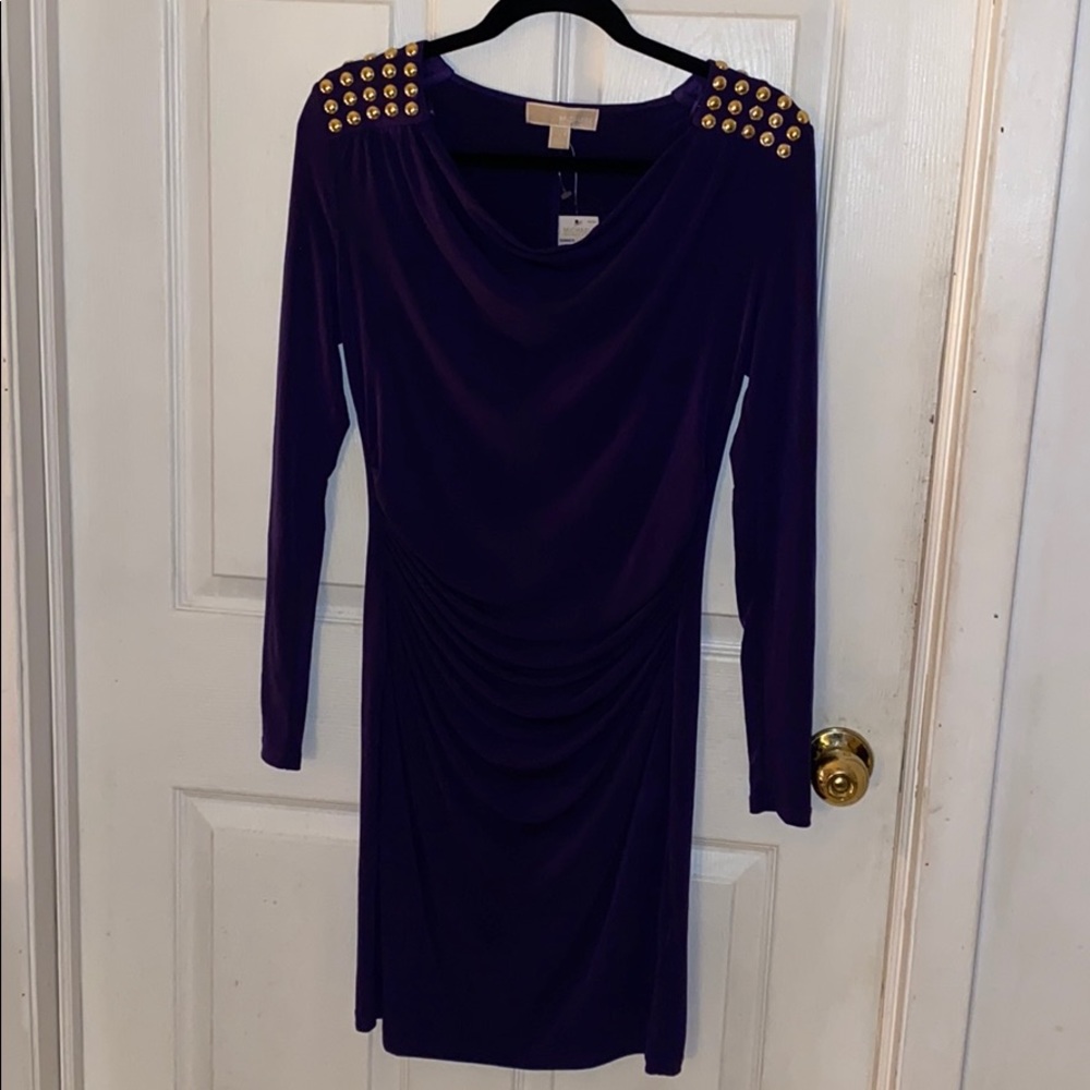 Michael Kors long sleeve, mid length dress
